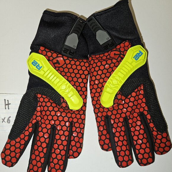 6 pairs of new Westchester RigCat 5 Gloves size L — synthetic leather palm - Picture 2 of 11